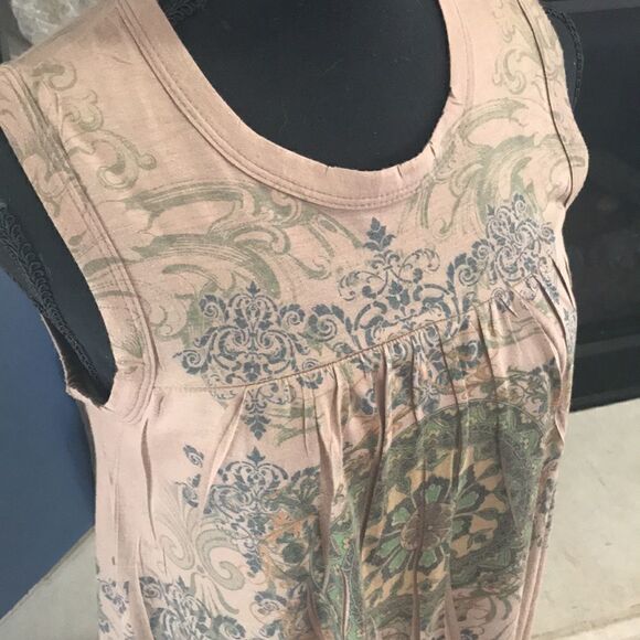 Daniel Benjamin, Woman's Tank Dress/Tunic, Small. Made in thr USA. Multi-color. - Picture 3 of 8